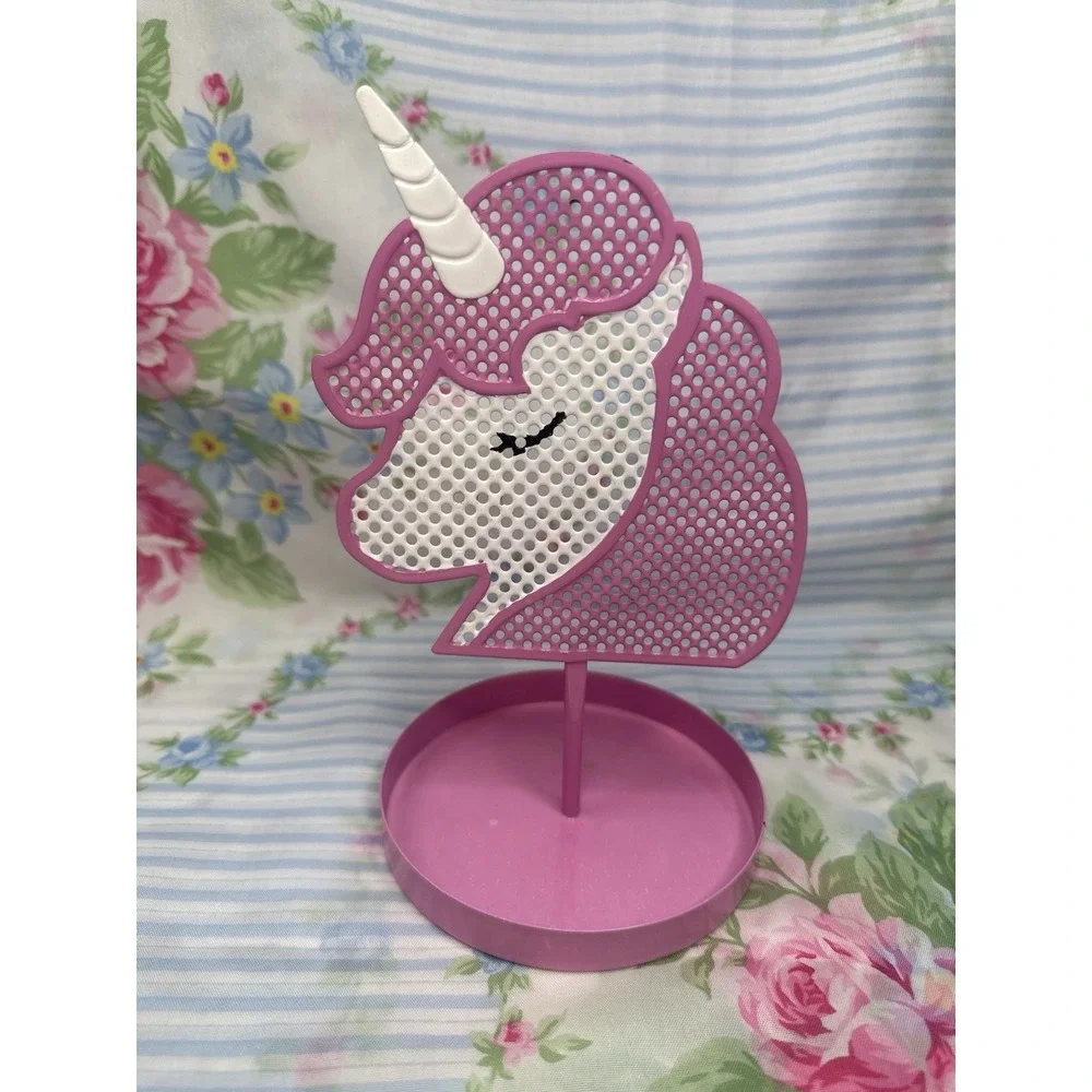 Pink‎ Unicorn Jewelry Holder Earring Stand 6.5